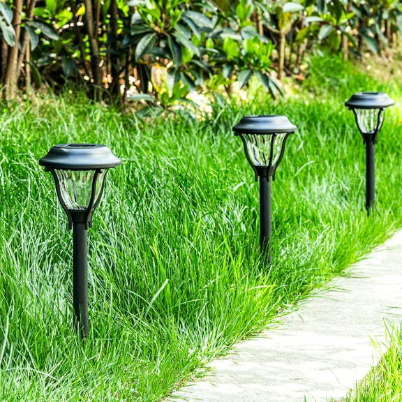 Solpex Solar Pathway Lights Outdoor, Wireless LED Solar Garden Lights, Waterproof Solar Path Lights for Outdoor Patio, Yard, Walkway, Lawn. (6 Pack)