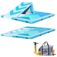 thumbnail image 1 of Solstice 10' x 8' Inflatable Convertible Floating Slide Dock w/Pump and Bag, 1 of 11