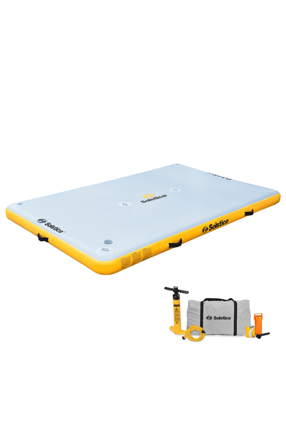 8’ X 5’ Inflatable Dock | Floating Platform For Beach, Lake & Pool | For Recreation, Lounge Chairs, and Boat Maintenance
