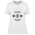 thumbnail image 1 of Solstice And Equinox Art T-Shirt Women -Image by Shutterstock, Female Medium, 1 of 2