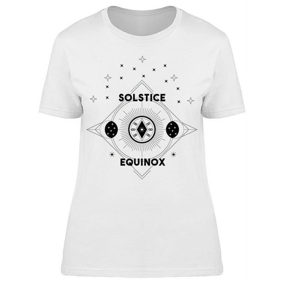 Solstice And Equinox Art T-Shirt Women -Image by Shutterstock, Female Medium