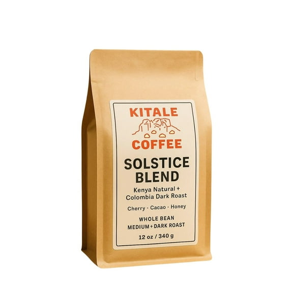 Solstice Blend - Roasted by Kitale Coffee Company - Freshly Ground Coffee - 12 Ounce Bag