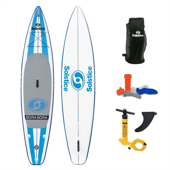 Solstice BoraBora SUP Board 12.6ft Inflatable Touring Stand-Up Paddle Board
