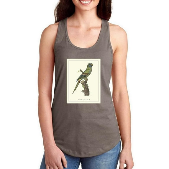 Solstitial Parrakeet Racerback Tank Women -Sydenham Edwards Designs, Female XX-Large
