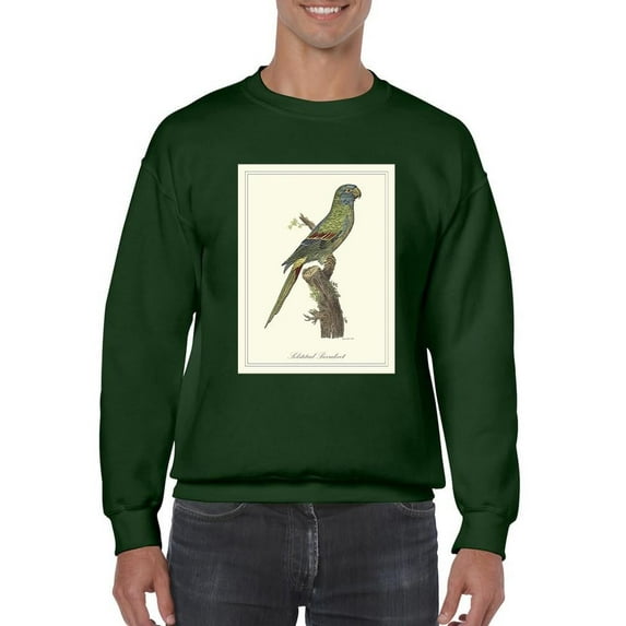 Solstitial Parrakeet Sweatshirt Men -Sydenham Edwards Designs, Male XX-Large