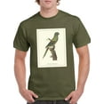thumbnail image 1 of Solstitial Parrakeet T-Shirt Men -Sydenham Edwards Designs, Male Medium, 1 of 4