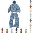 thumbnail image 1 of Solthread Mens Tracksuit 2 Piece Leopard Print Cheetah Print Hoodie and Wide Leg Pants Casual Outfit Sets, 1 of 6
