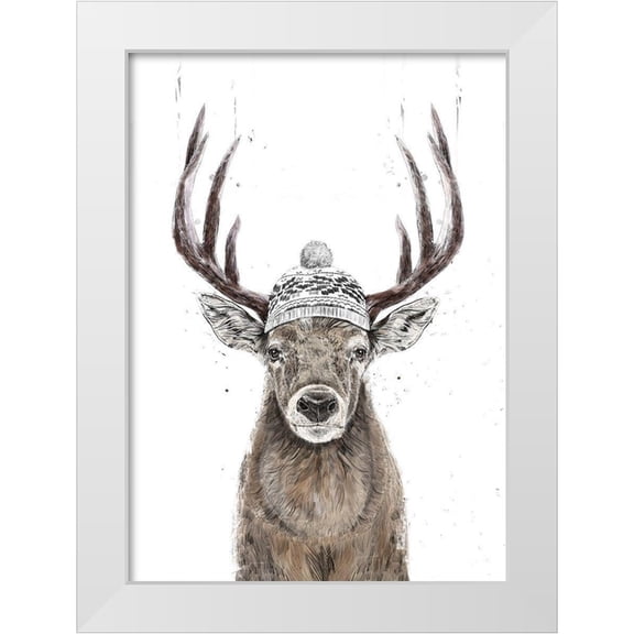 Solti, Balazs 11x14 White Modern Wood Framed Museum Art Print Titled - Lets Go Outside