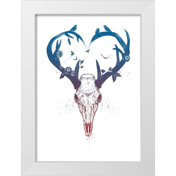 Solti, Balazs 11x14 White Modern Wood Framed Museum Art Print Titled - Neverending Love