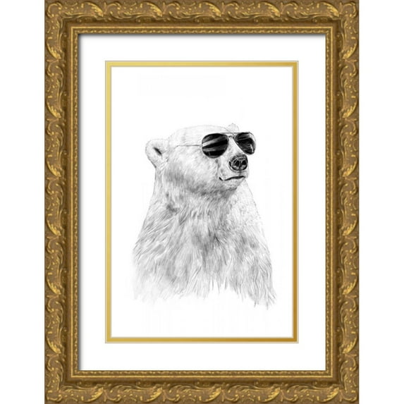 Solti, Balazs 17x24 Gold Ornate Wood Framed with Double Matting Museum Art Print Titled - Dont Let The Sun Go Down