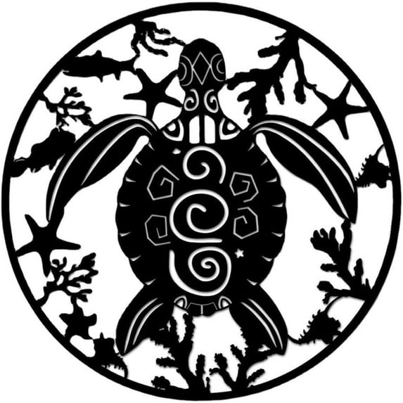 Solucky Metal Sea Creature Wall Decor, Metal Dolphin/jellyfish/octopus Spray Wall Decor, Metal Wall Art Decor, Aquarium Ocean Wall Decor for Bedroom Living Room Office, Ocean Lovers (18)