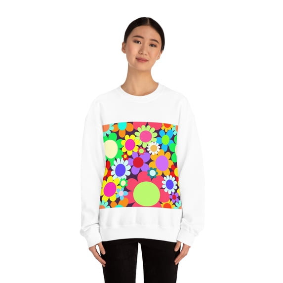 Solud Unisex Heavy Blend™ Crewneck Sweatshirt Happy Day