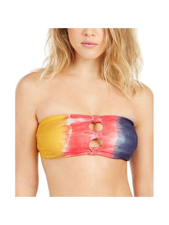 CREAMSICLE Moonlight Bandeau Bikini Swim Top, US Small