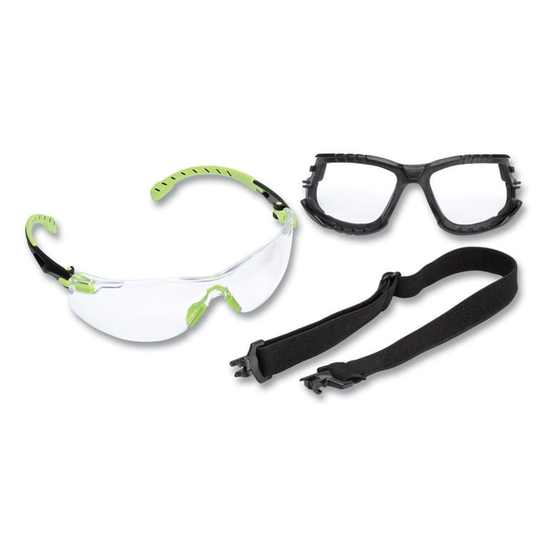Solus 1000-Series Safety Glasses, Green Plastic Frame, Clear Polycarbonate Lens Solus 1000-Series Safety Glasses, Green Plastic Frame, Clear Polycarbonate Lens