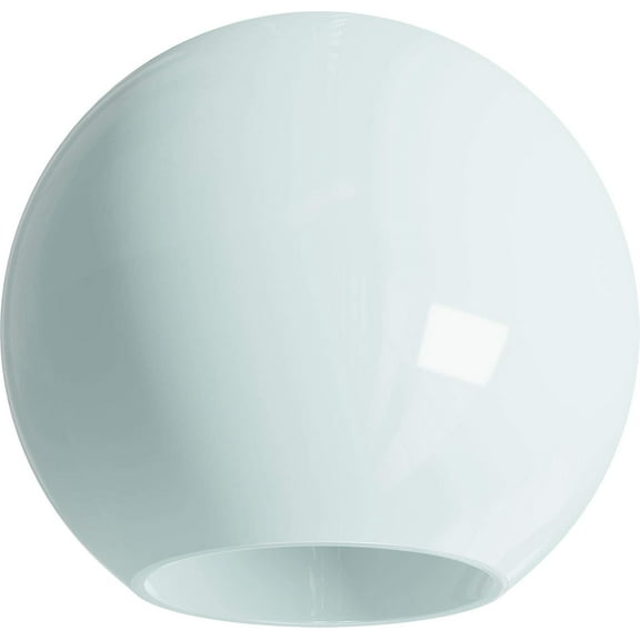 Solus S1265 12" Replacement Acrylic White Globe, Neckless Globe with 5.25" Opening, Non-Corrosive & Impact Resistant, UV & Weather Resistant, Made from UL recognized Materials, Made in USA