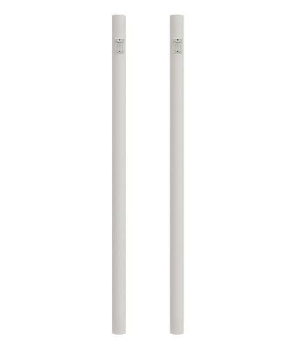 Solus SP7-CNCA-WH-2PK 7' Outdoor Direct Burial Lamp Post with ...