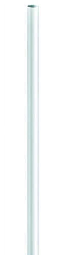 Solus 84" White Powder-Coated Aluminum Outdoor Lamp Post