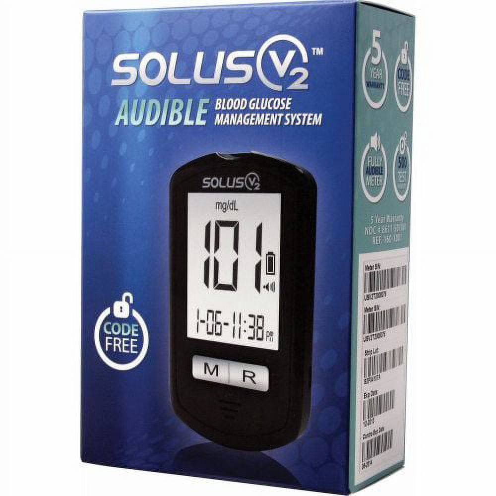 Solus V2 Blood Glucose Meter Solus V2 Blood Glucose Meter