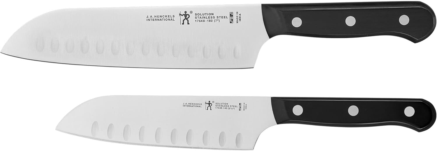 Solution Razor-Sharp 2-pc Knife Set, Santoku 5 Inch, 7 rman Engineered ...