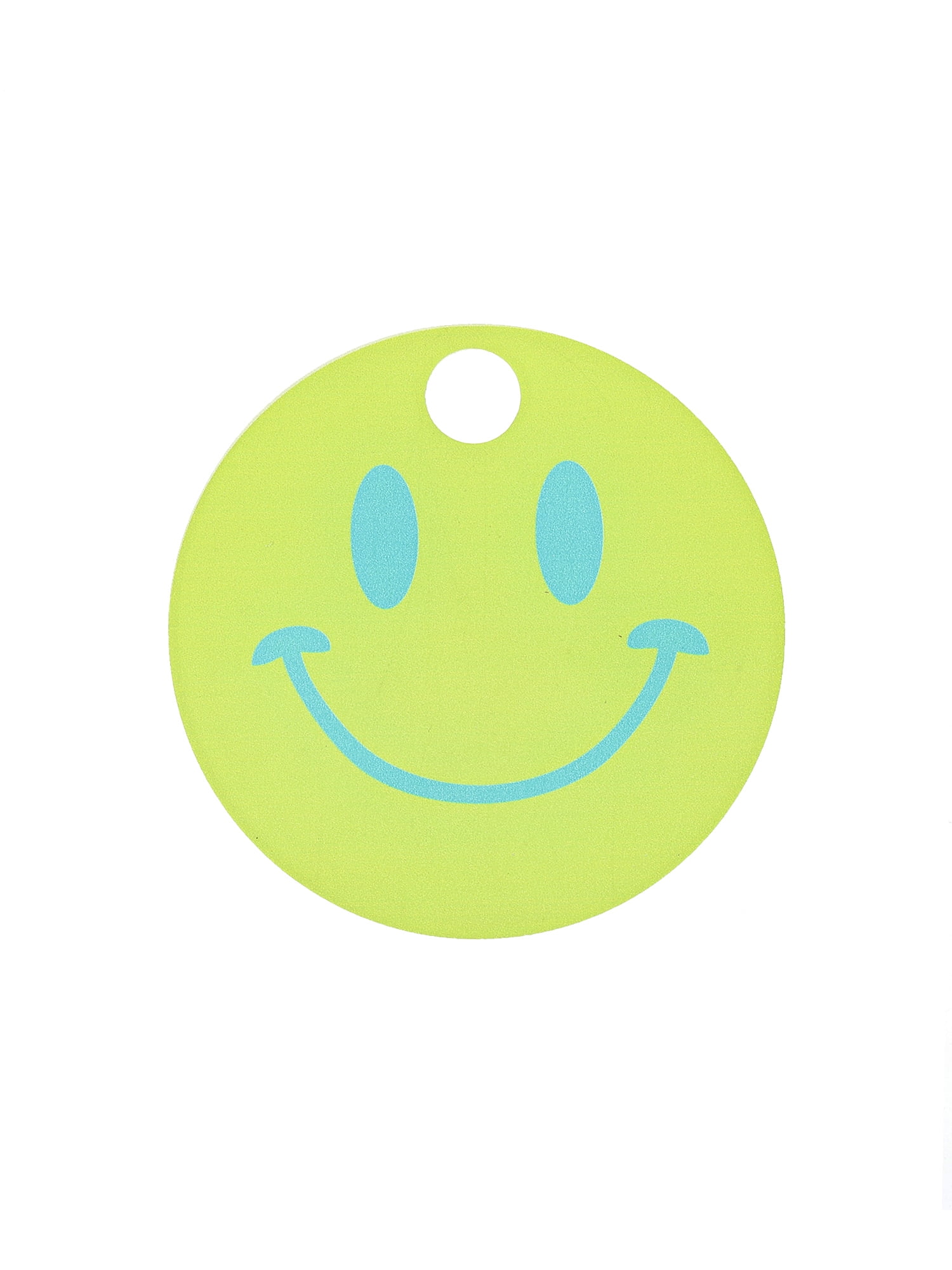 Solutions Essentials Smiley Face Decorative Tumbler Topper Tag, Green, Fits most 30-40 oz. Tumblers