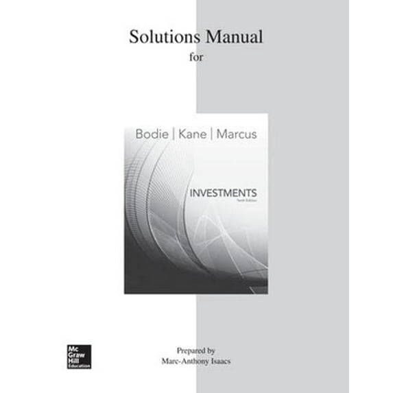 Pre-Owned Solutions Manual for Investments (Paperback) 0077641914 9780077641917