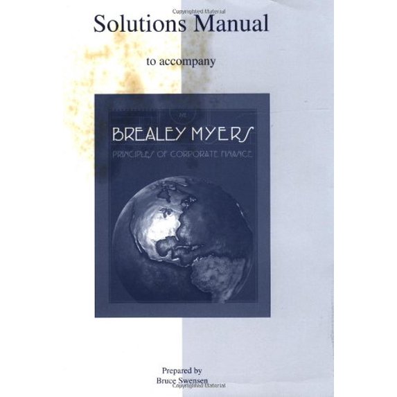 Pre-Owned Solutions Manual to Accompany Principles of Corporate Finance (Paperback) 0072468009 9780072468007