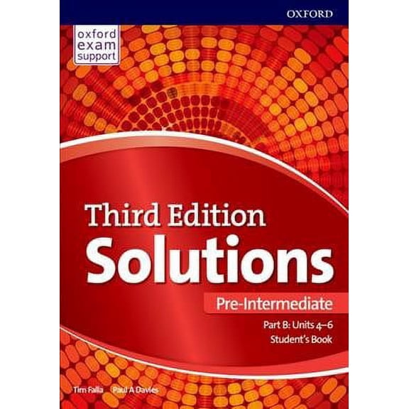 Solutions: Pre-Intermediate: Student's Book B Units 4-6: Leading the way to success