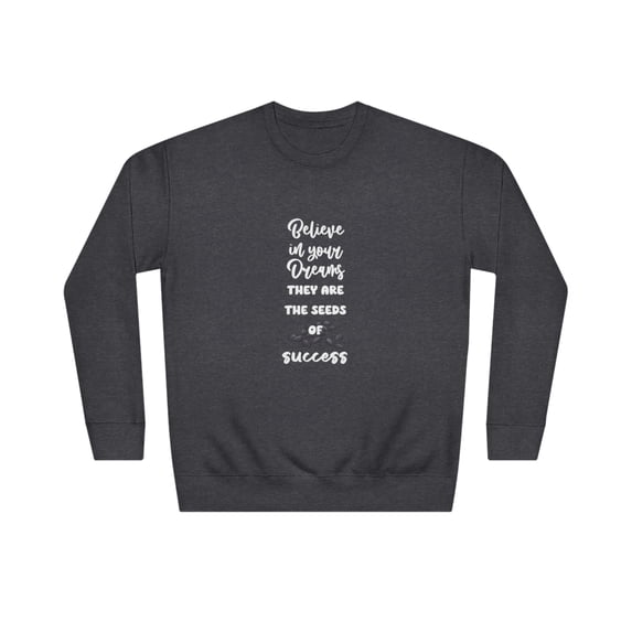 Soluvd Believe Unisex, Women's, Men's Crew Sweatshirt