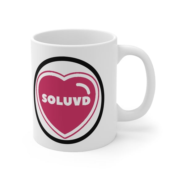 Soluvd Logo One Ceramic Mug 11oz
