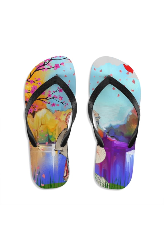 Unisex Flip-Flops GeishaLuv