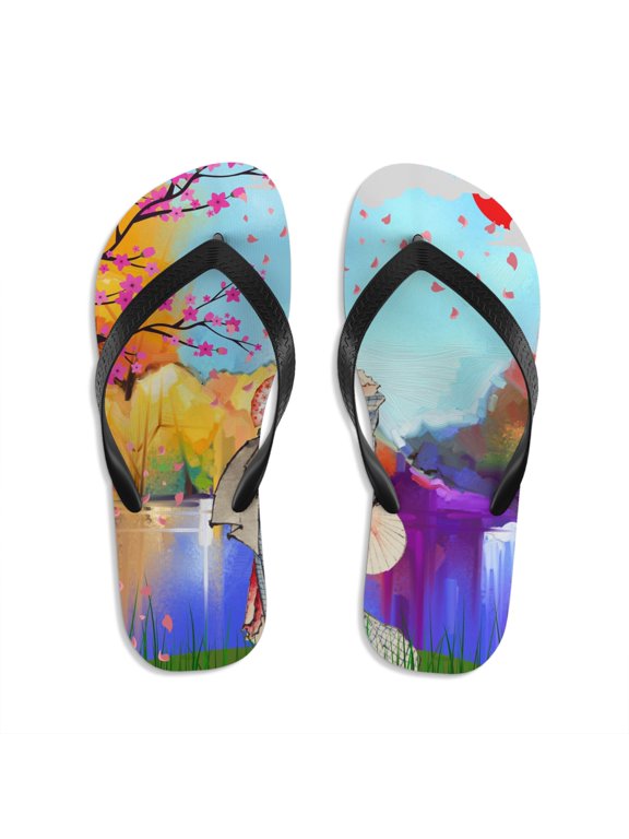 Unisex Flip-Flops GeishaLuv