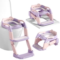 COOSEYA 3 in 1 Toddler Potty Training Seat With Step Stool Foldable cooseya-3-in-1-toddler-potty-training-seat-with-step-stool-foldable