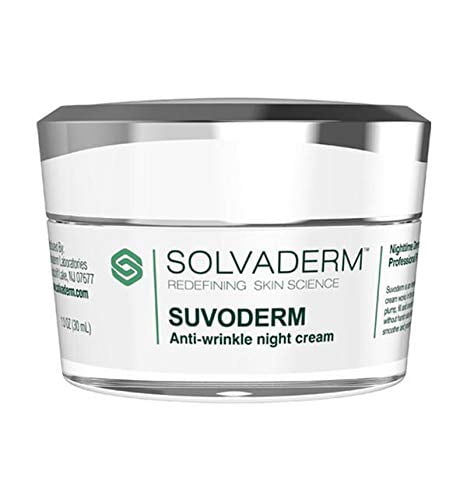 Solvaderm Suvoderm Nighttime Repair Cream – Anti-Aging Night Cream with Retinol, Hyaluronic Acid & Vitamin E – Reduces Wrinkles, Boosts Collagen, Hydrates & Renews Skin While You Sleep