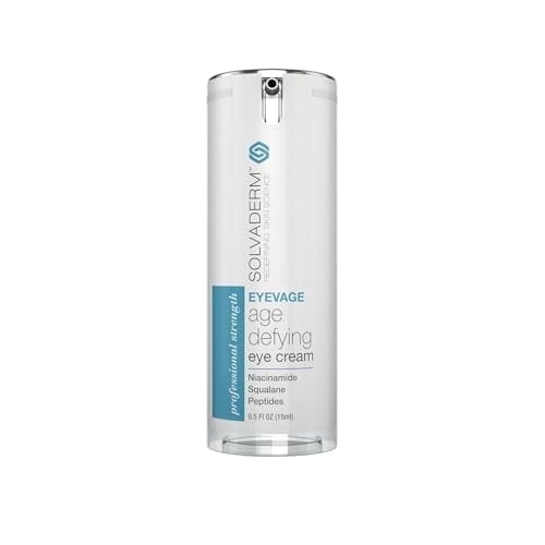 Solvaderm Eyevage Anti-Aging Eye Cream – Reduces Dark Circles, Puffiness, Fine Lines & Wrinkles – Hydrating & Firming Under Eye Treatment for Bags, Crow’s Feet – Dermatologist-Recommended Skincare