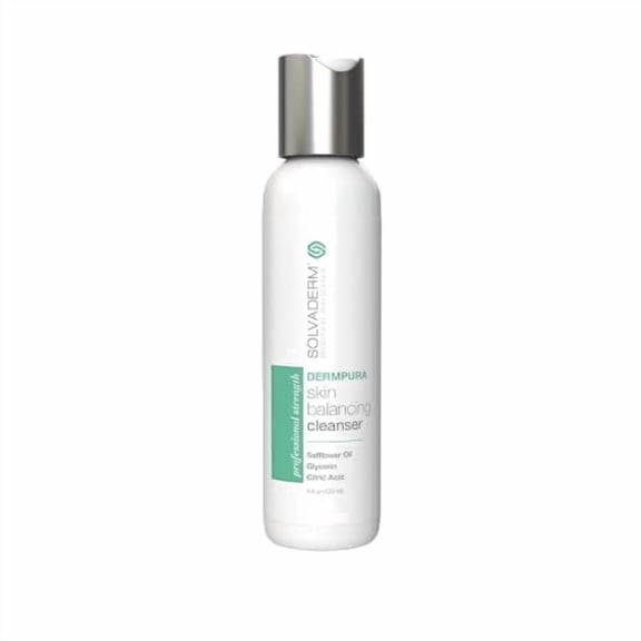 Solvaderm Dermpura Gentle Facial Cleanser Daily Purifying Face Wash with Natural Botanicals for All Skin Types Removes Dirt, Oil & Makeup Without Stripping Moisture pH-Balanced & Soothing