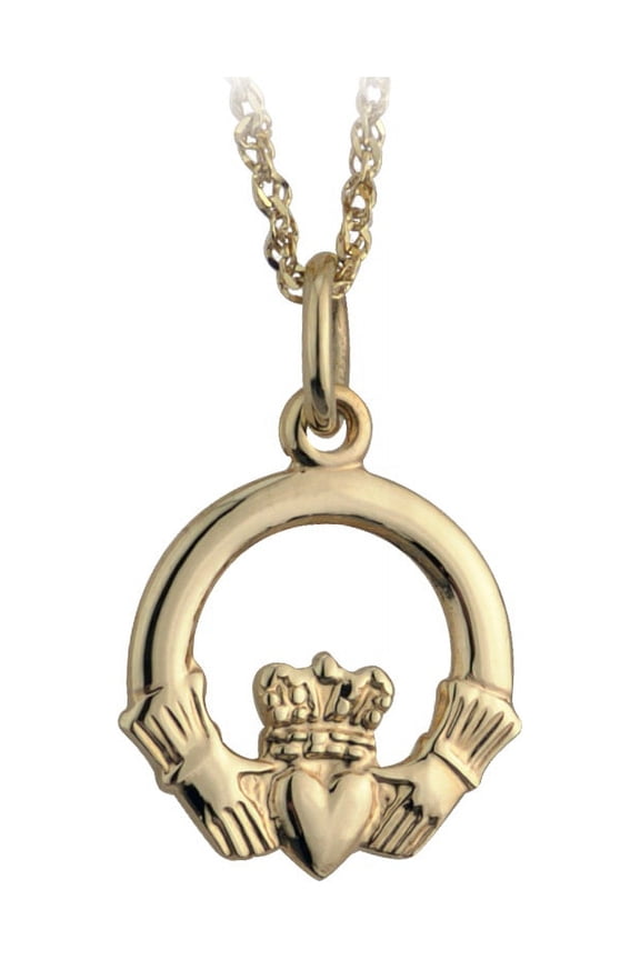 10K Small Plain Claddagh