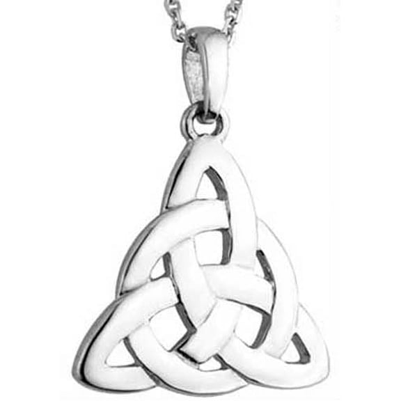Solvar Sterling Silver Large Celtic Knot Pendant