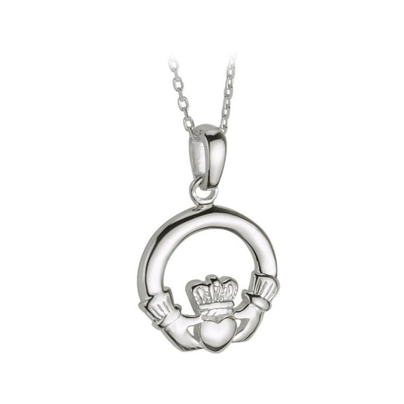 Solvar Sterling Silver Medium Claddagh Heavy