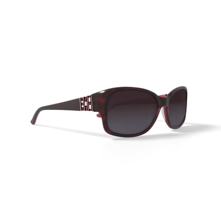 Solvari Women's Rx'Able Fashion Sunglasses, Vienna, Burgandy 58-16-135