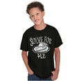 thumbnail image 1 of Solve Pi Math Geeky Nerdy Funny Smart Crewneck T Shirts Boy Girl Teen Brisco Brands L, 1 of 6