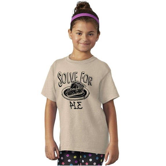 Solve Pi Math Geeky Nerdy Funny Smart Crewneck T Shirts Boy Girl Teen Brisco Brands M