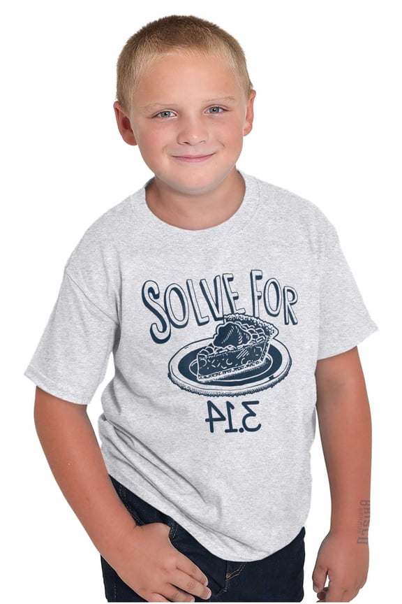 Solve Pi Math Geeky Nerdy Funny Smart Crewneck T Shirts Boy Girl Teen Brisco Brands X