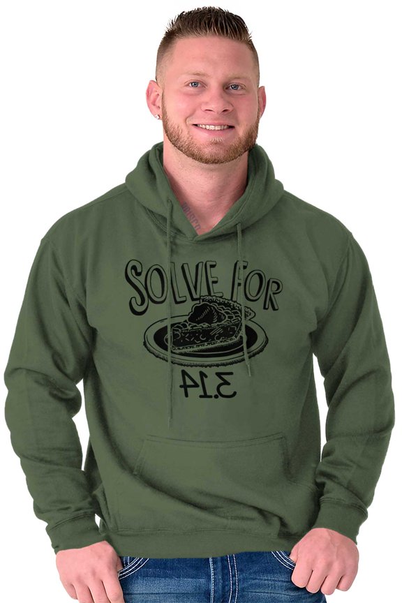 Solve Pi Math Geeky Nerdy Funny Smart Hoodie Sweatshirt Women Men Brisco Brands X