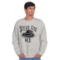 thumbnail image 1 of Solve Pi Math Geeky Nerdy Funny Smart Sweatshirt for Men or Women Brisco Brands L, 1 of 6
