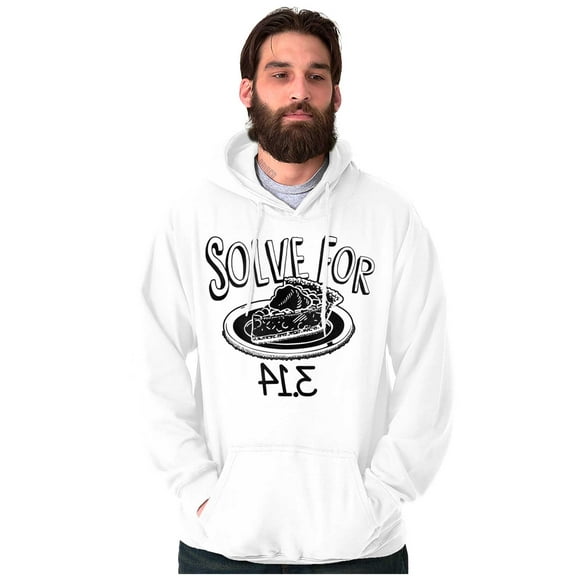 Solve Pi Math Geeky Nerdy Funny Smart Unisex Plus Fleece Graphic Hoodie Brisco Brands 2X