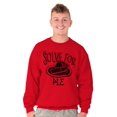 thumbnail image 1 of Solve Pi Math Geeky Nerdy Funny Smart Unisex Plus Fleece Graphic Sweatshirt Brisco Brands 2X, 1 of 5