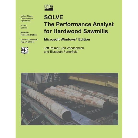 Solve the Performance Analyst for Hardwood Sawmills Microsoft Windows Edition