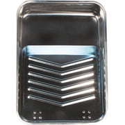 Solvent-Resistant Reusable Metal Paint Tray by Linzer