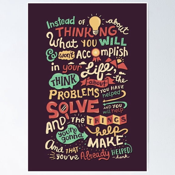 Solving Problems, Making Things UNFRAMED Poster, 18x24