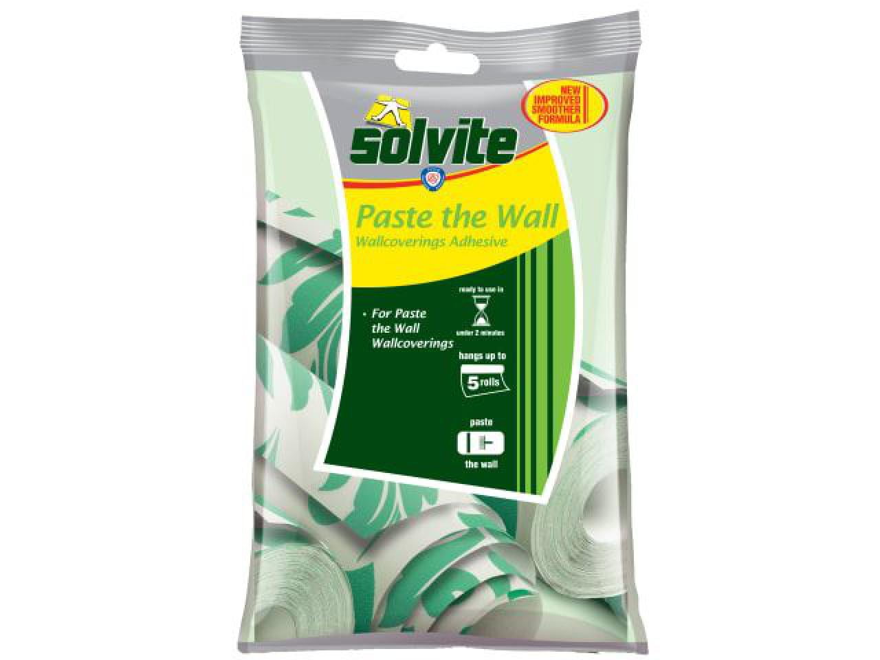 Solvite 1584707 Multicolor Paste the Wall Wallpaper Adhesive, 5 Roll Pack
